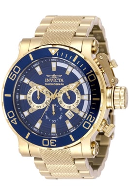 Invicta Coalition Forces 50229 Herenhorloge - Quartz Uurwerk - Roestvrij Staal met Blauwe Wijzerplaat - 52 mm