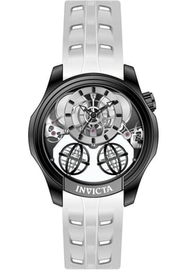 Invicta Specialty 50577 Herenhorloge - Quartz Uurwerk - Roestvrij Staal met Zwarte Wijzerplaat - 46 mm