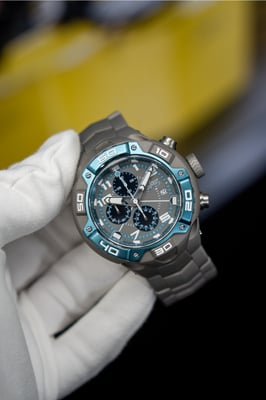 INVICTA Speedway 49881 Herenhorloge - Quartz Uurwerk - Roestvrij Staal met Grijze Wijzerplaat - 50 mm