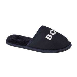 Boss Kinder/Kinder Logo Slippers (Marineblauw)