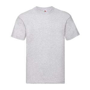 Fruit of the Loom Unisex Origineel Heather T-shirt voor volwassenen (Grijs)