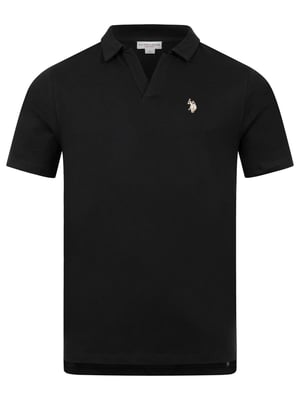 U.S. Polo Assn. heren poloshirt met open kraag