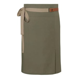 Karlowsky Green-Generation Lederen taille schort (Mosgroen)
