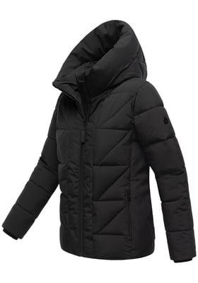 Marikoo dames winterjas Kuschelnasee met capuchon en fleecevoering