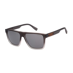 Superdry Rectangle Mens Matte Crystal Dark Grey Gradient Silver Mirror SDS-5046