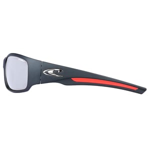O'Neill Wrap Mens Matte Black Red Grey Silver Mirror Polarized ONS Zepol 2.0