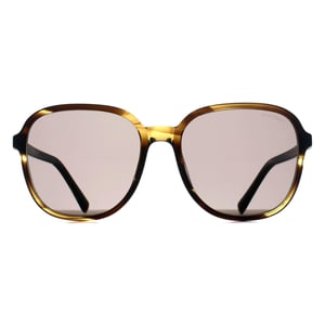 Miu Miu Square Womens Striped Loden Dark Grey MUB01S