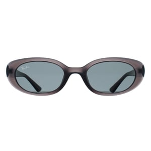 Ray-Ban Oval Womens Transparent Grey Dark Grey RB4441D