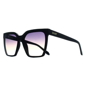 Quay Square Womens Matte Black Dusk Poppy Gradient Level Up