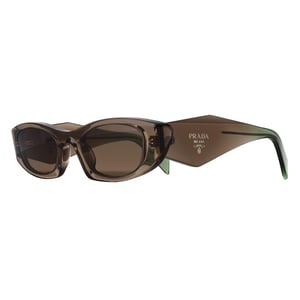 Prada Oval Womens Terra Light Brown PRB16S