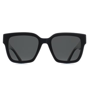 Quay Square Womens Black Black Polarized Drive In