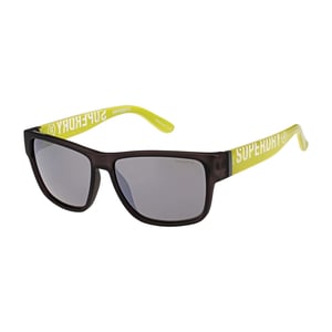 Superdry Square Mens Matte Crystal Grey Lime Silver Mirror SDS-5047