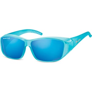 Montana Rectangle Unisex Fit Over Matte Blue Blue Revo Mirror Polarized FO4