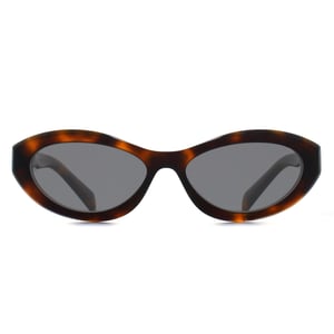 Prada Oval Womens Juniper Tortoise Grey PR26ZS