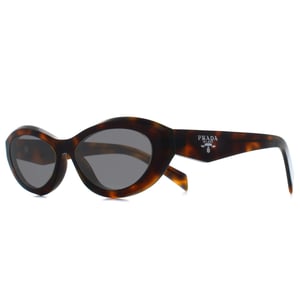 Prada Oval Womens Juniper Tortoise Grey PR26ZS