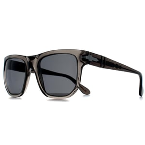 Persol Square Unisex Opal Smoke Dark Grey Polarized PO3306S