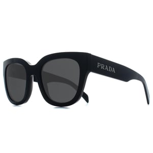 Prada Square Womens Black Dark Grey PRC04S