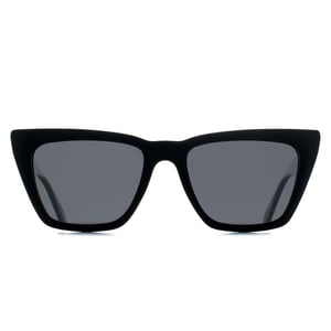 Quay Cat Eye Womens Black Smoke Polarized Call The Shots