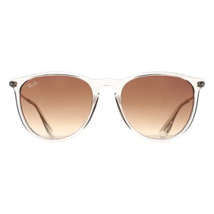 Ray-Ban Round Womens Transparent Light Brown Brown Gradient RB4171 Erika