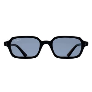 Ray-Ban Rectangle Unisex Black Dark Grey Polarized RB4455 Zuri