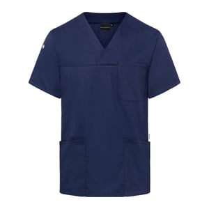 Karlowsky Heren Essential Werk tuniek met korte mouwen (Marine)