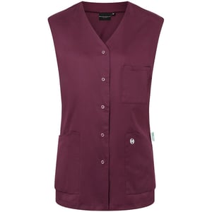 Karlowsky Dames/Dames Essential mouwloze werktuniek (Aubergine)
