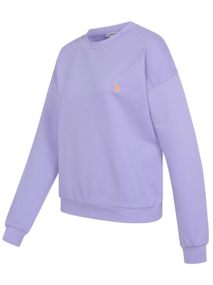 U.S. Polo Assn. dames sweatshirt van katoen met stretch