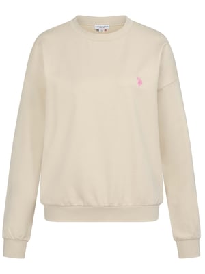 U.S. Polo Assn. dames sweatshirt van katoen met stretch