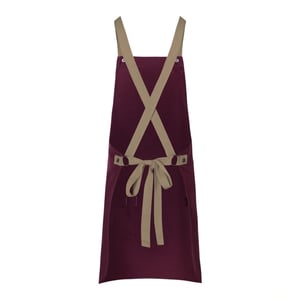 Karlowsky Urban-look slabbenschort met kruisband en zakken (Aubergine)