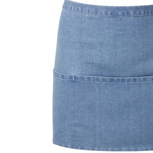 Premier Colours Collectie Denim schort met 3 zakken (Blauwe Denim)