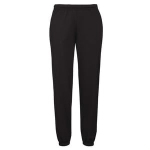 Fruit of the Loom Joggingbyxor med elastisk mudd för herrar Classic (Svart)