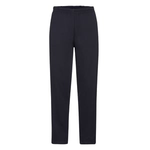 Fruit of the Loom Heren joggingbroek met open zoom (Deep Navy)