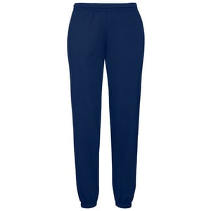 Fruit of the Loom Joggingbyxor med elastisk mudd för herrar Classic (Marinblått)