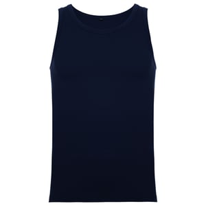 Roly Heren Texas Plain Tank Top (Marineblauw)