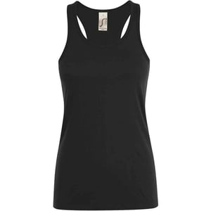 SOLS Dames/Dames Justin Tanktop (Diep zwart)