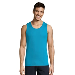 SOLS Heren Sportieve Tank Top (Aqua)