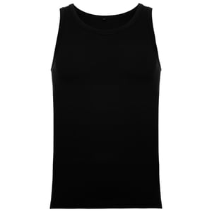 Roly Heren Texas Plain Tank Top (Zwart)