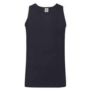 Fruit of the Loom Unisex Adult Valueweight Athletic Tank Top (Deep Navy)