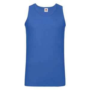 Fruit of the Loom Unisex Adult Valueweight Athletic Tank Top (Koningsblauw)