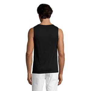SOLS Heren Justin Tank Top (Diep zwart)