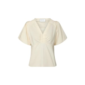 Neo Noir irina poplin blouse 162219 416 butter yellow