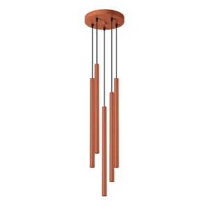 Bright Home Hanglamp bruno modern 5 lichtpunten rode