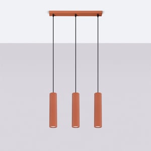 Bright Home Hanglamp karbon minimalistisch 3 lichtpunten rode