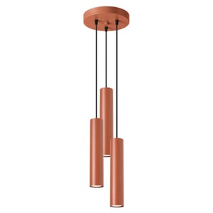 Bright Home Hanglamp damiano 3 lichtpunten rode