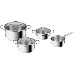 Tefal Intuition pannenset 4-delig inductie rvs geschikt voor alle warmtebronnen