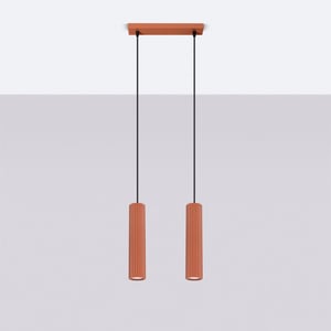 Bright Home Hanglamp karbon minimalistisch 2 lichtpunten rode