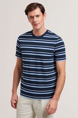 Gorano Stripe T-Shirt Navy