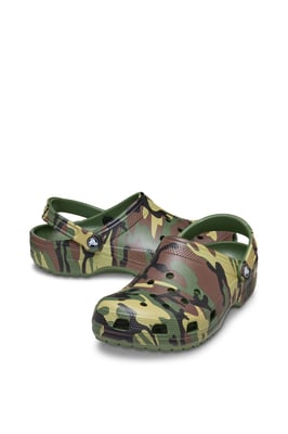 Classic Camouflage Clog Army Green