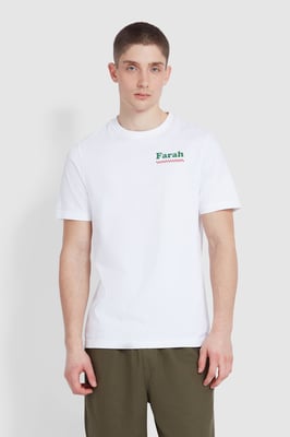Powis Graphic Tee Regular White