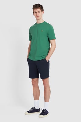 Danny Short Sleeve Tee Regular Green Meadow